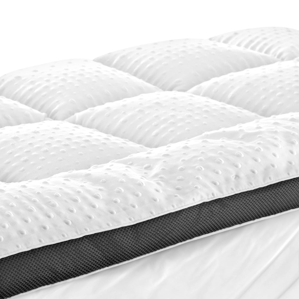 Pillowtop Mattress Topper Airflow Mesh 5cm Single