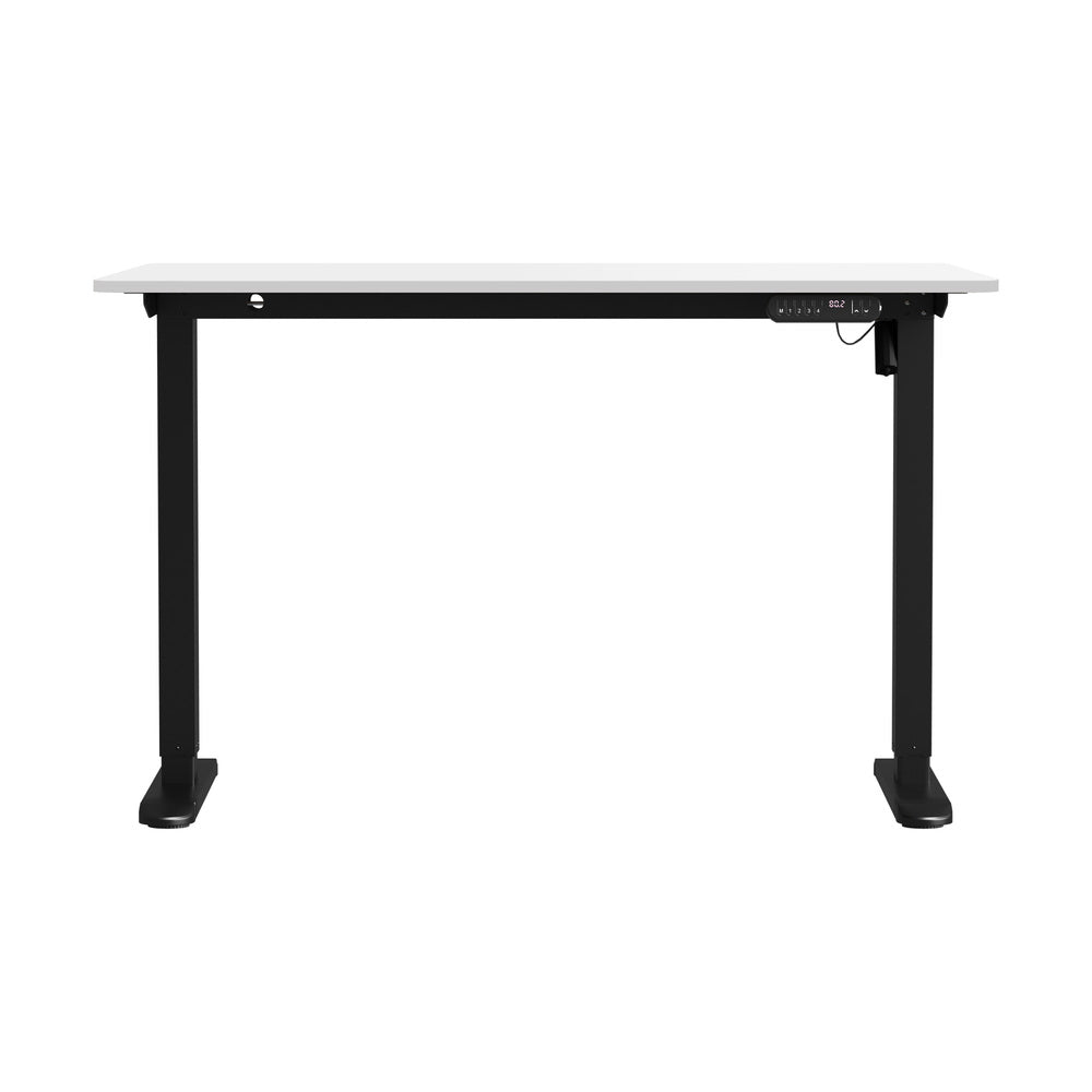 Electric Standing Desk 120CM with Single Motor Black and White