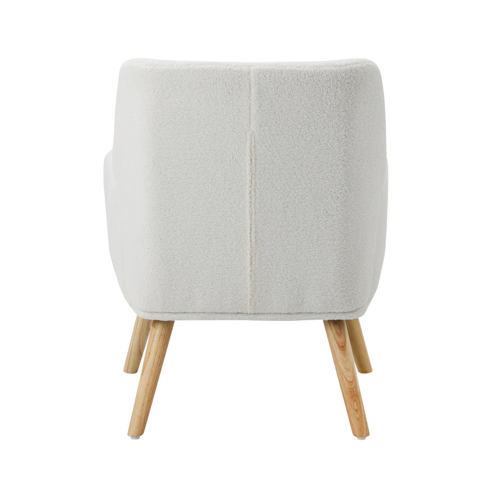 White Sherpa Armchair