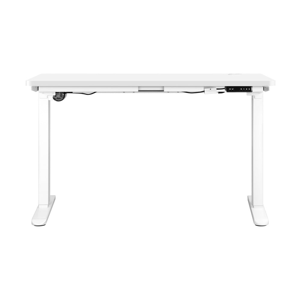 140cm Motorized Adjustable Standing Desk White