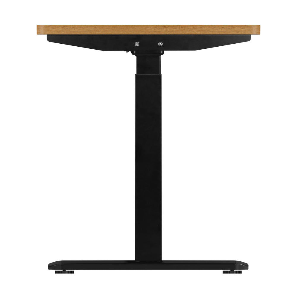 Standing Desk Dual Motor Adjustable 150cm Black and Oak