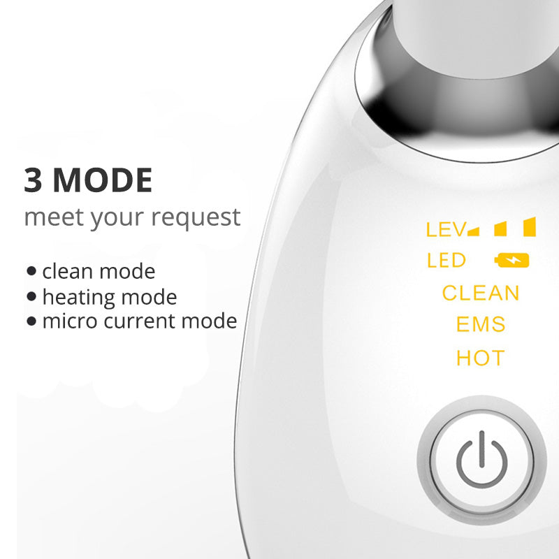 EMS Thermal Neck Lifting & Tightening Massager, Electric Microcurrent Wrinkle Remover, LED Photon Face Beauty Device For Woman