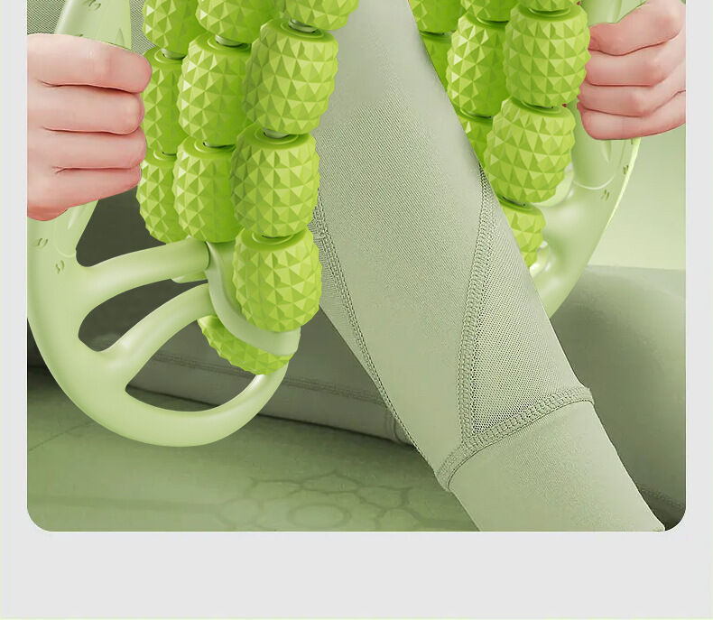 Christmas gift Muscle Relief Massage Roller: High-Density Foam Roller for Deep Tissue Relaxation, Fitness Recovery & Home Use(green)