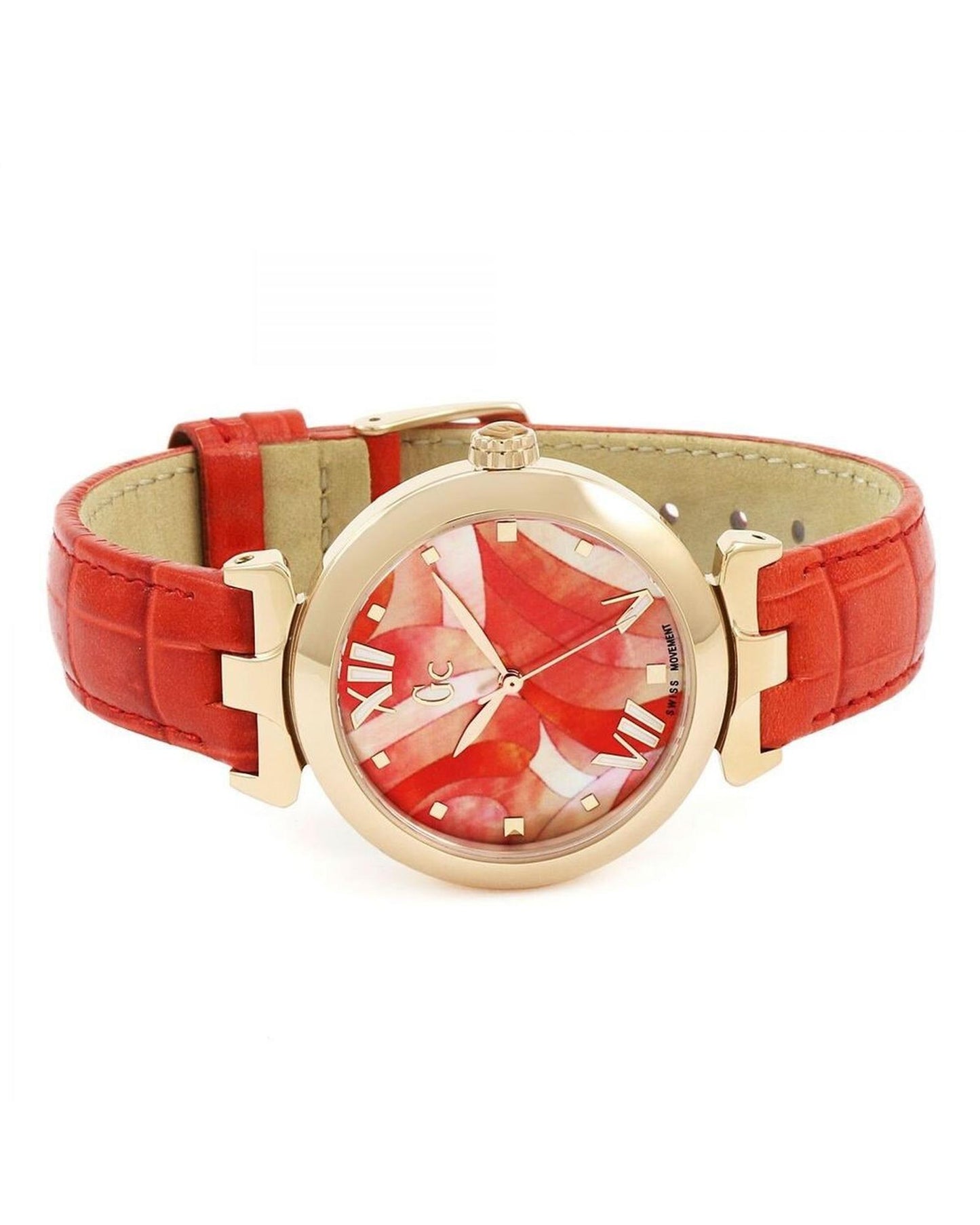 GC Women's Orange Leather Watch - One Size