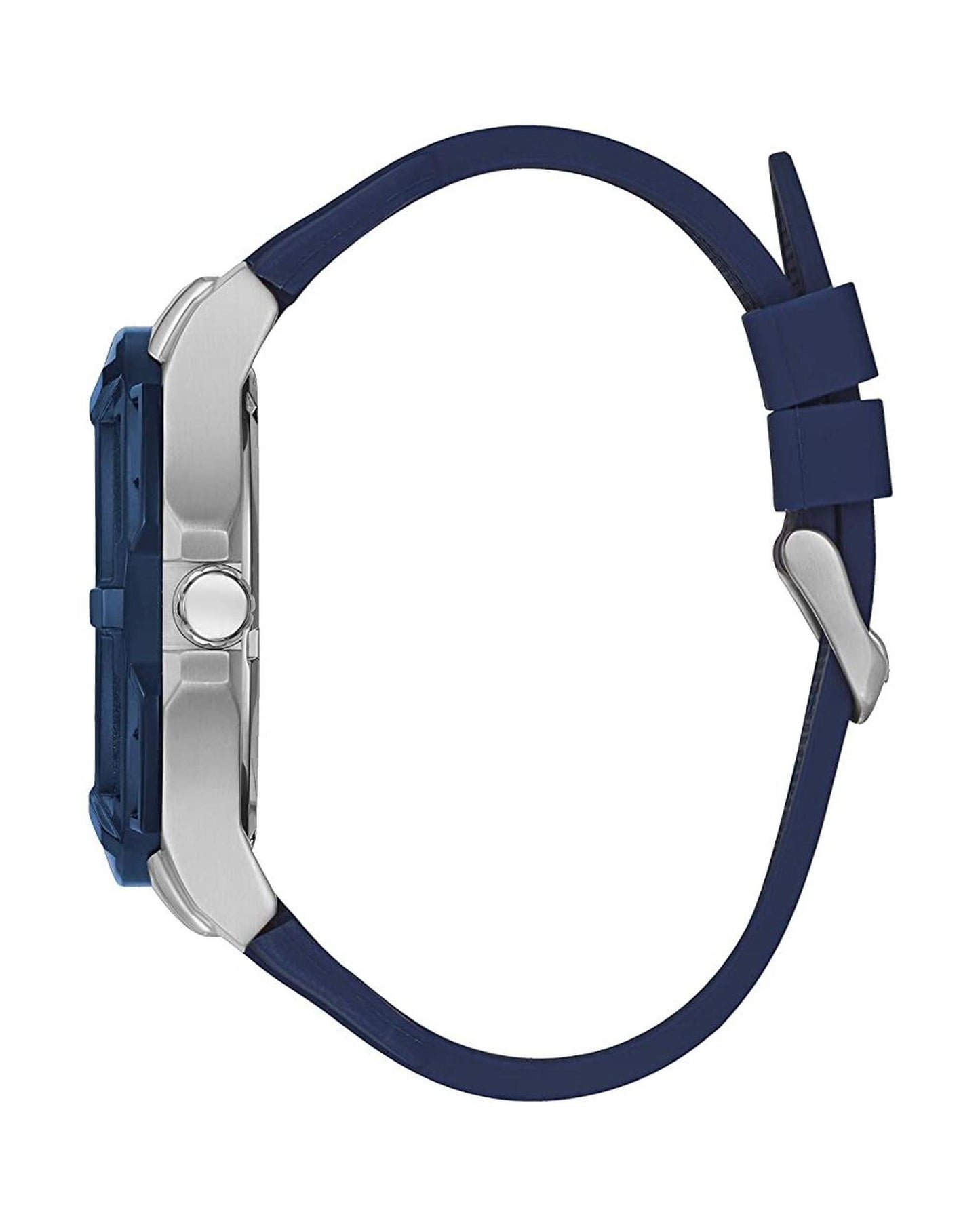 Guess Men's Blue Rubber Watch - One Size