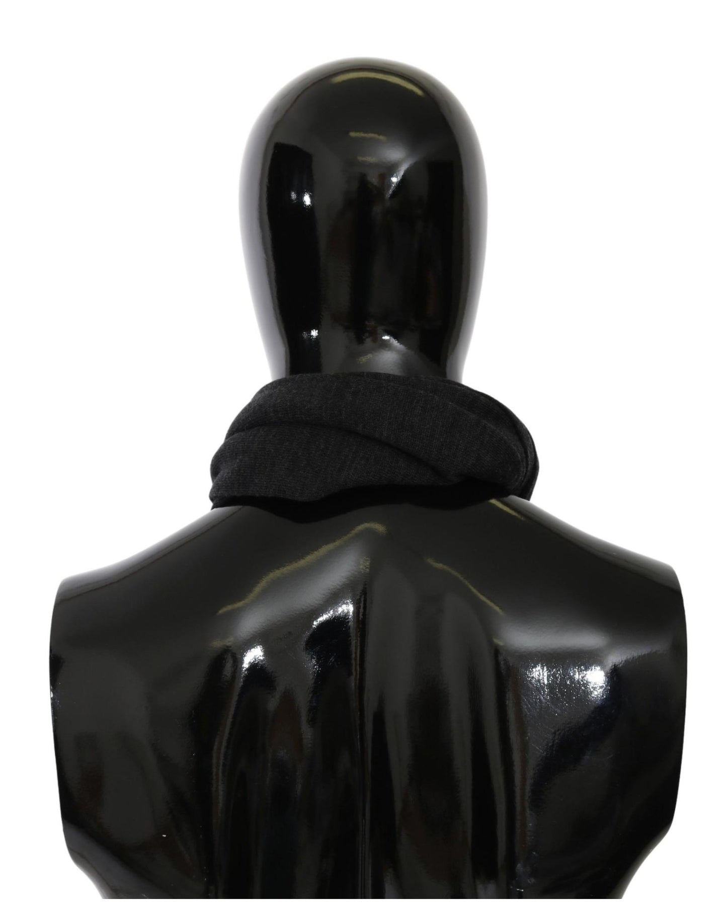 100% Wool Gray Scarf with #DGLovesLondon Embroidered Logo - Dolce & Gabbana One Size Women