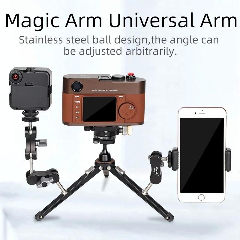 Versatile Dual Ballhead Magic Arm For Camera And Monitor Mounting - Tm-2