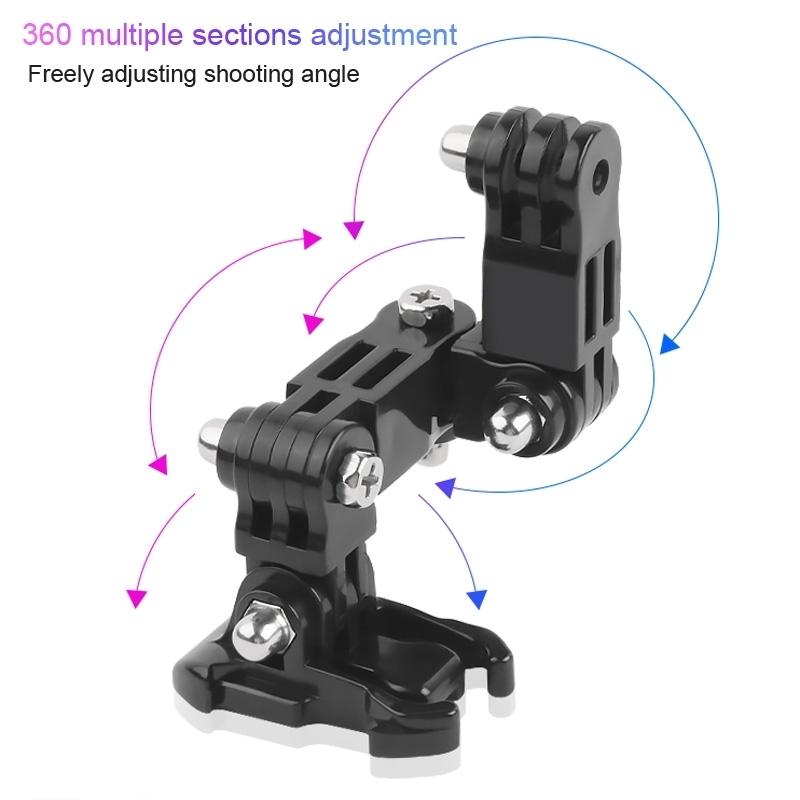 Helmet Mount Set - 2 Adhesive Arms for Multi-angle Fixing for Gopro