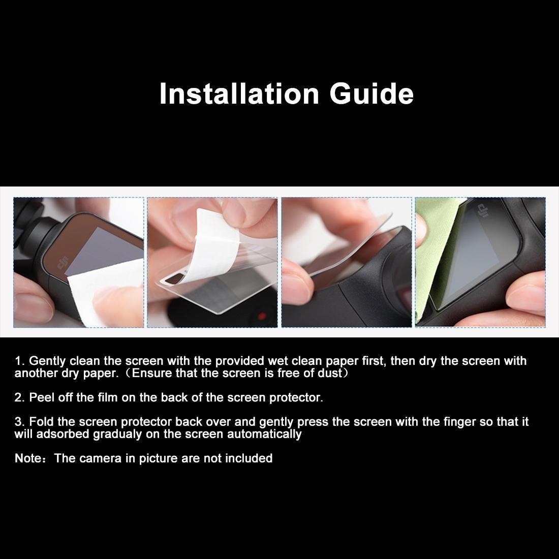 9h Tempered Glass Screen Protector for Dji Pocket Gimbal - 2.5d Hd