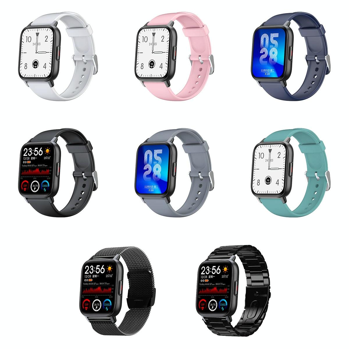 1.69 Inch Waterproof Smart Watch With Health Monitoring & Body Temperature Detection