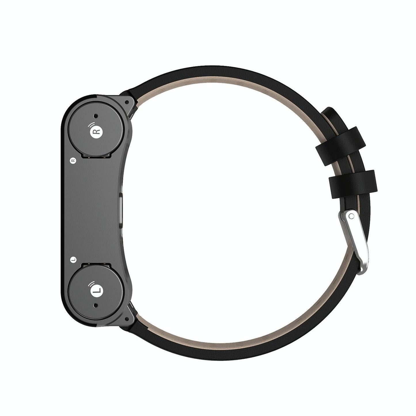 Bluetooth Headset Bracelet With Hr / Bp Monitoring & Temp. Measurement - Blue