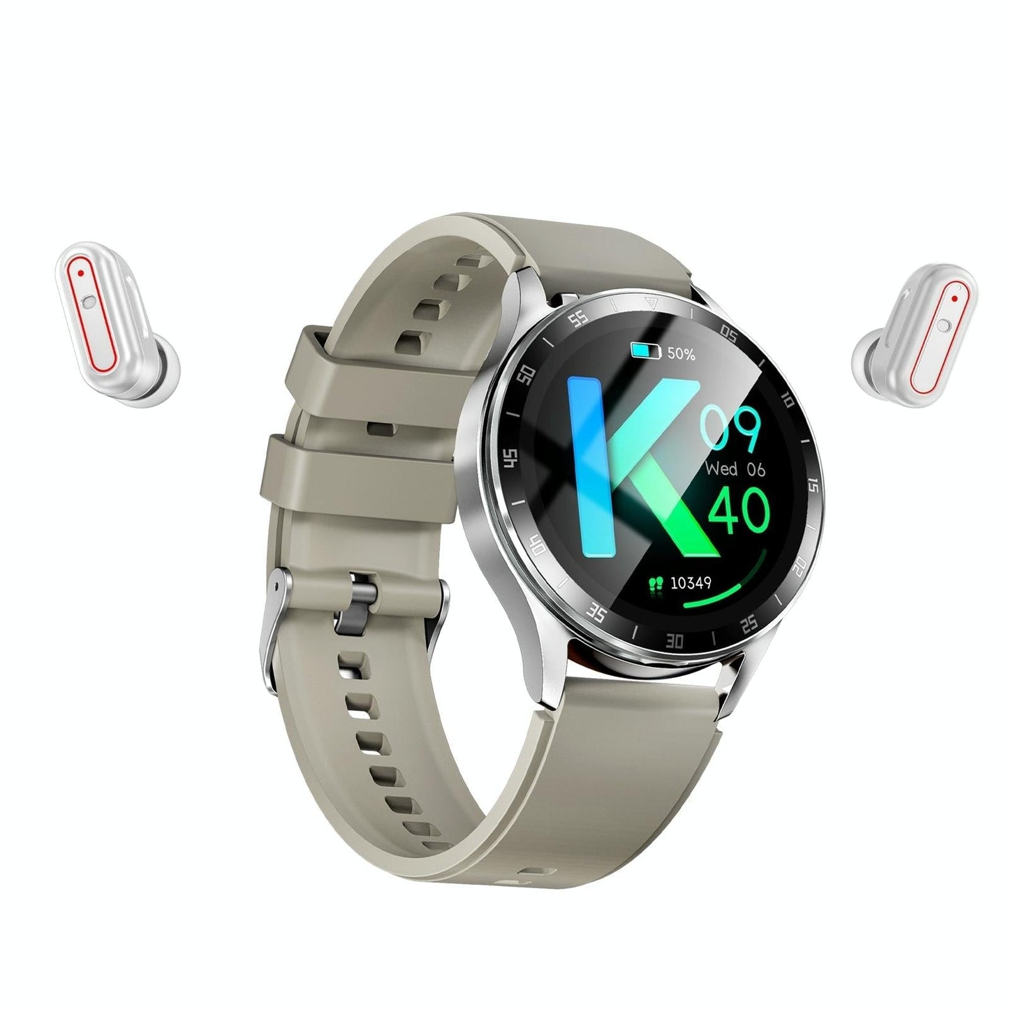 1.39 Inch Waterproof Bracelet Support Bluetooth Call / Nfc / Heart Rate - Black