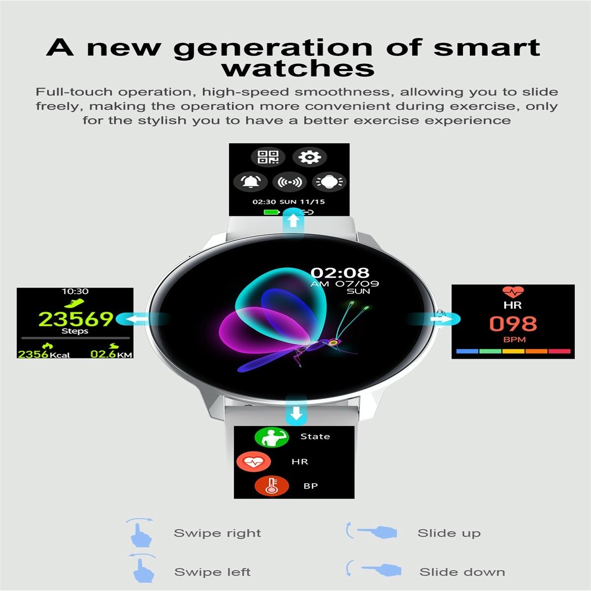 Smart Watch With Ip68 Waterproofing And Health Monitoring