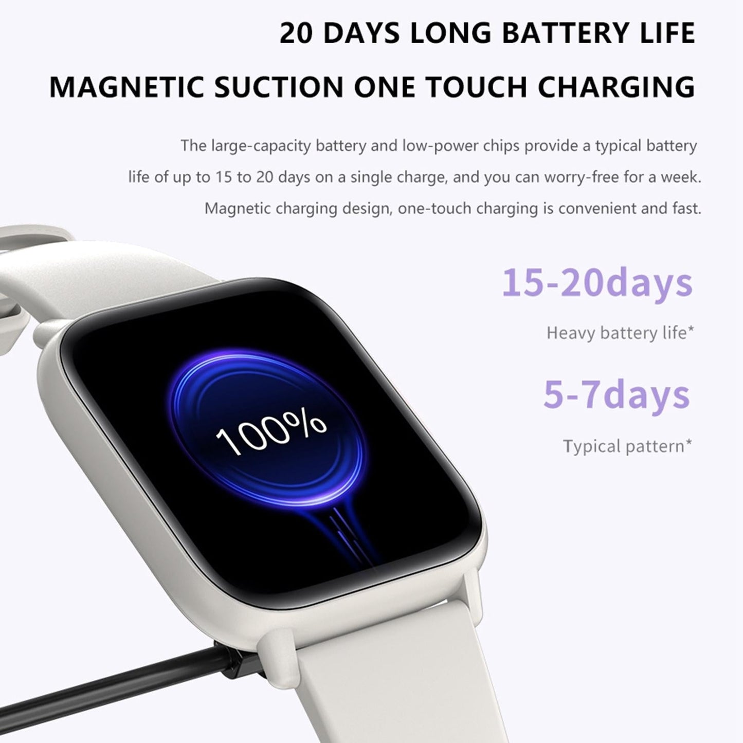 1.83 Inch Bt5.2 Smart Sport Watch Support Bluetooth Call / Sleep / Blood Sugar / Blood Oxygen / Temperature / Heart Rate / Blood Pressure Health Monitor - Black