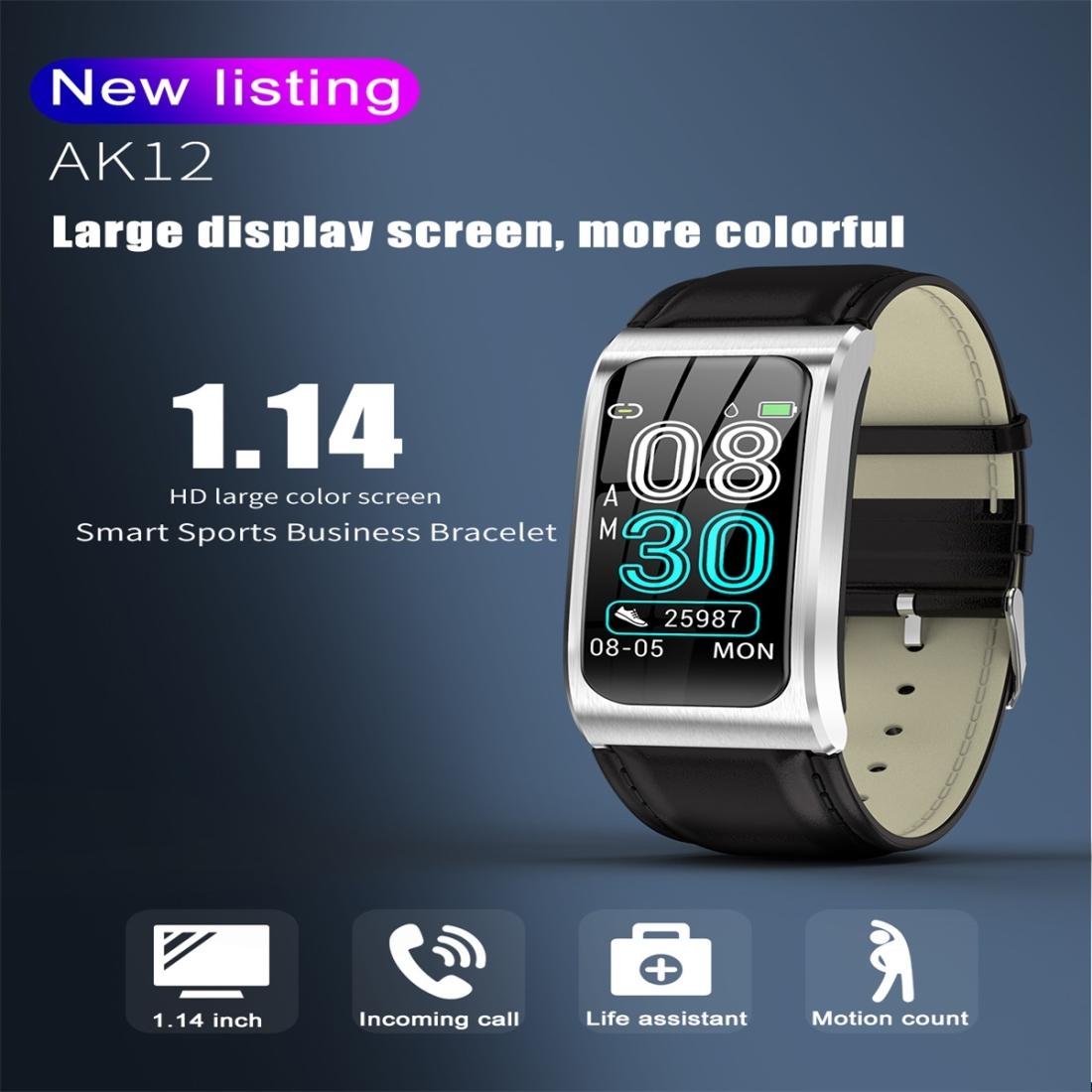 Waterproof Smart Watch With Heart Rate And Sleep Monitoring - Black