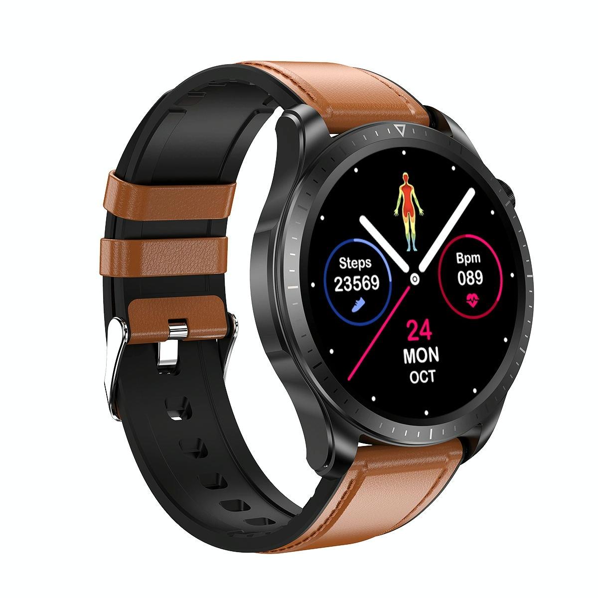 Smart Watch With Heart / Blood Monitoring - Black