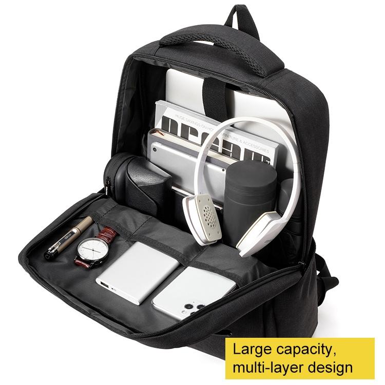 Multifunctional Laptop Backpack in Oxford Cloth - Cxs-605 - Black