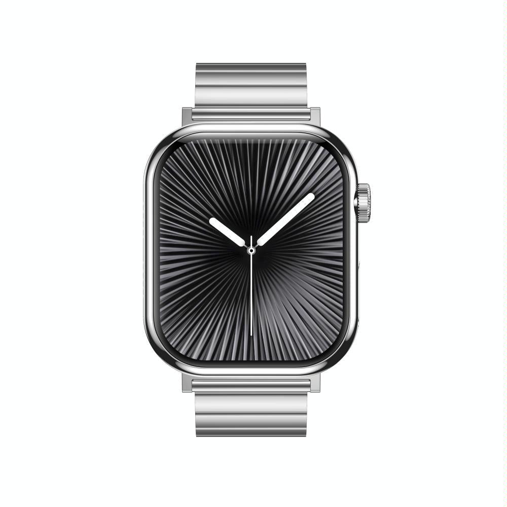 2.04 Inch Colour Screen Smart Watch Steel Strap Support Bluetooth Call - Gold
