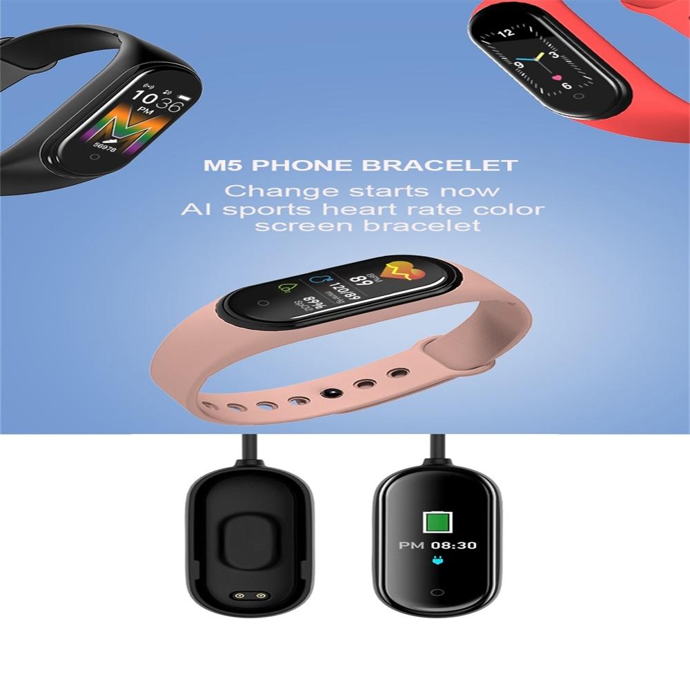 Waterproof Bluetooth Smart Watch With Hr / Bp Monitoring And Colour Screen - Red