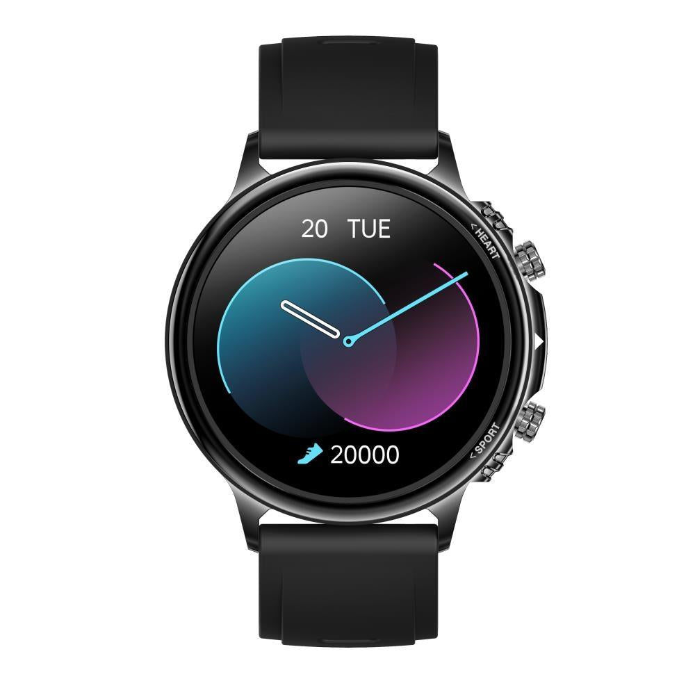 Silicone Band Smart Watch With Colour Screen - Pink
