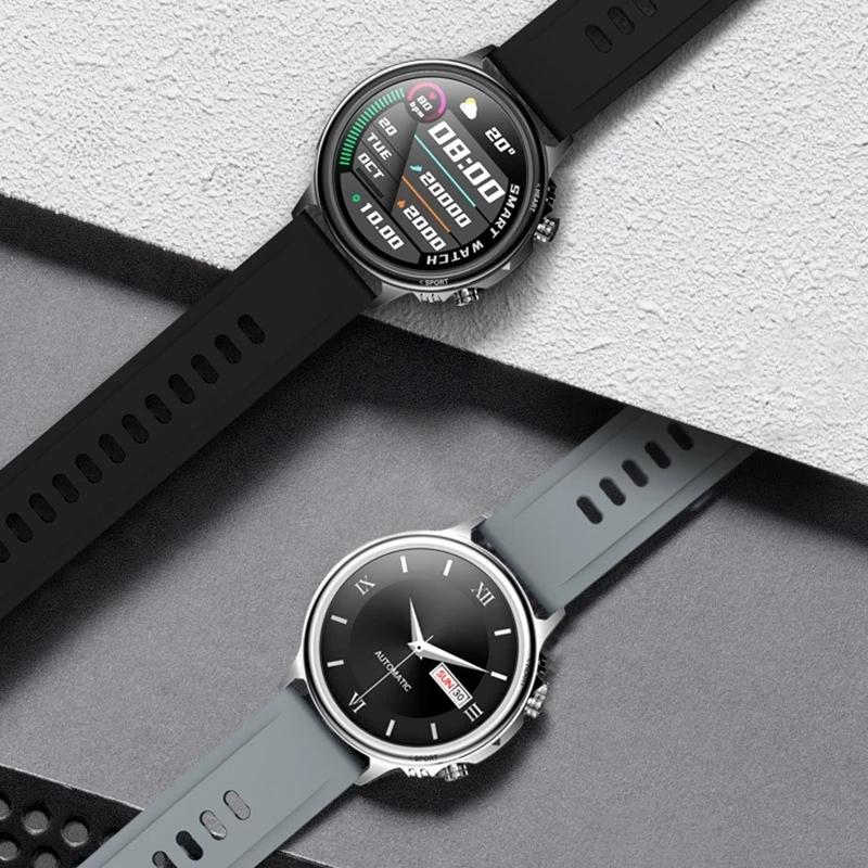 Silicone Band Smart Watch With Colour Screen - Pink