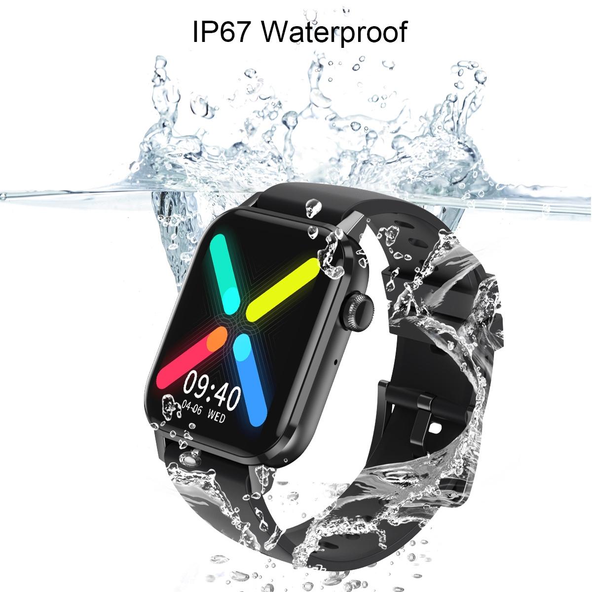 1.69 Inch Multifunctional Heart Rate Smart Watch - Silver