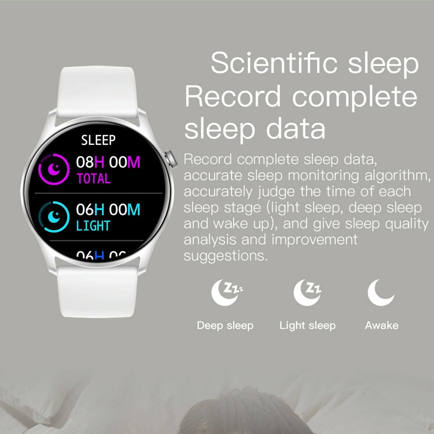 Smart Wristband With Sleep And Heart Monitoring - Orange