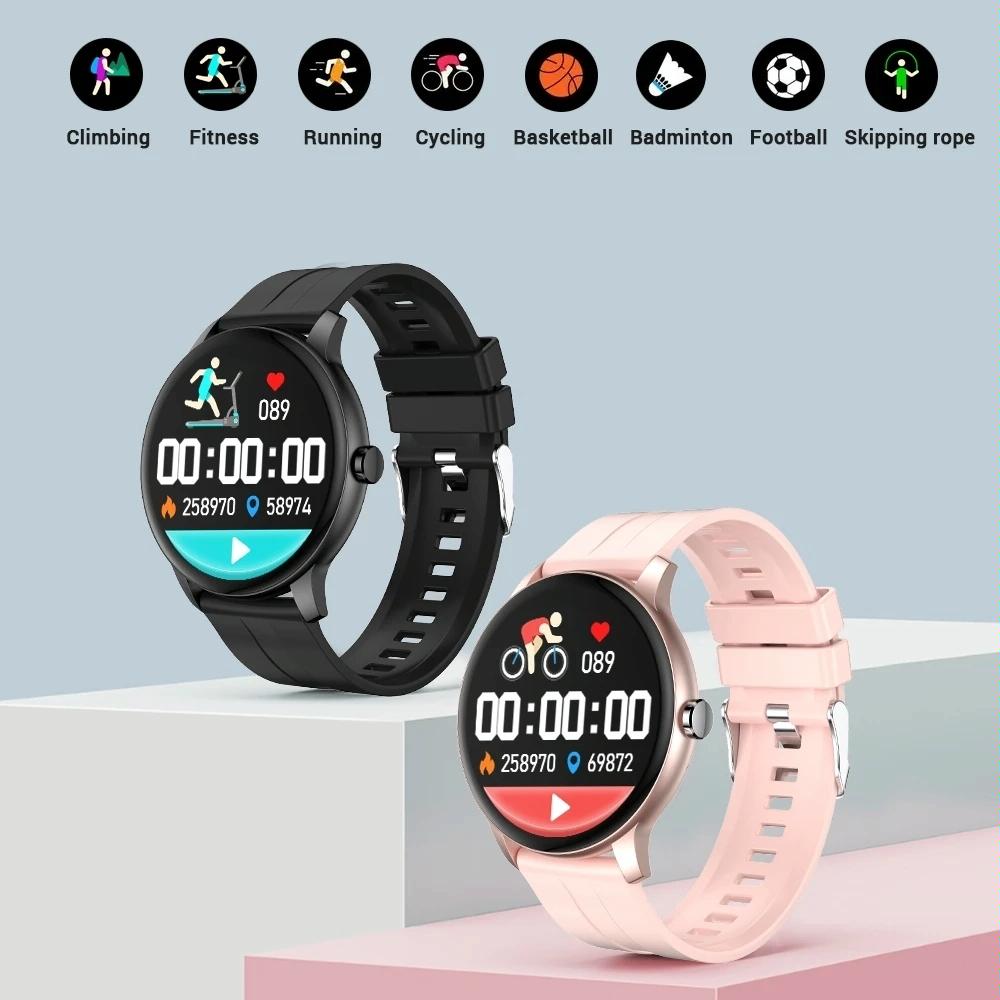 Waterproof Smart Watch With Colour Screen - Ip67 - Blue