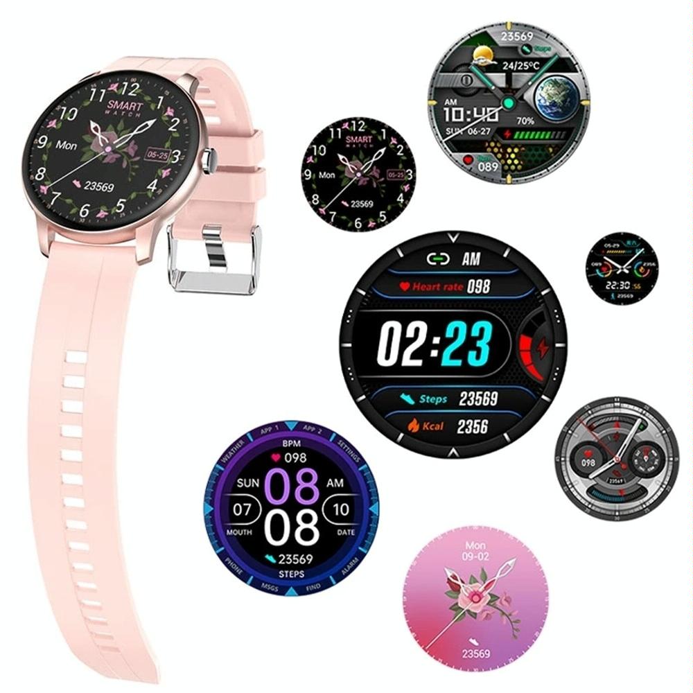 Waterproof Smart Watch With Colour Screen - Ip67 - Blue