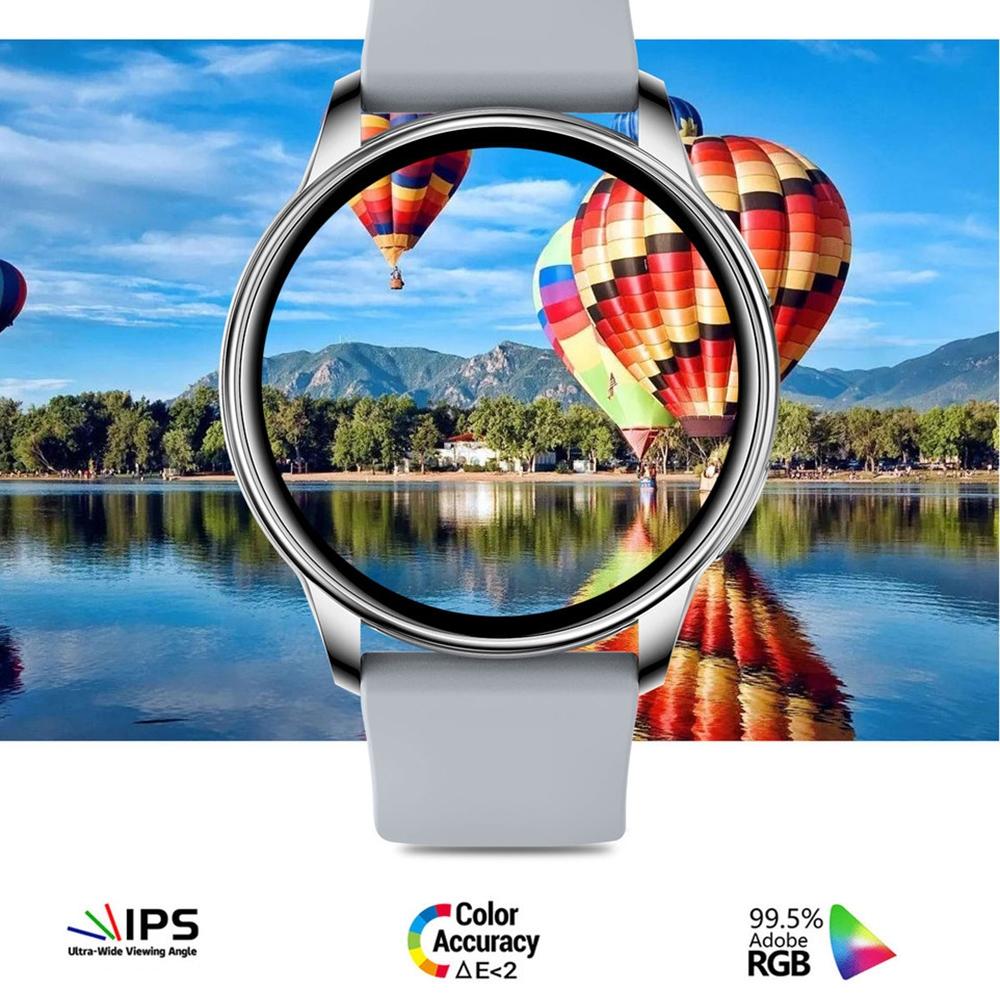 1.32 Inch Health Monitoring Smart Watch With Password Lock - Black