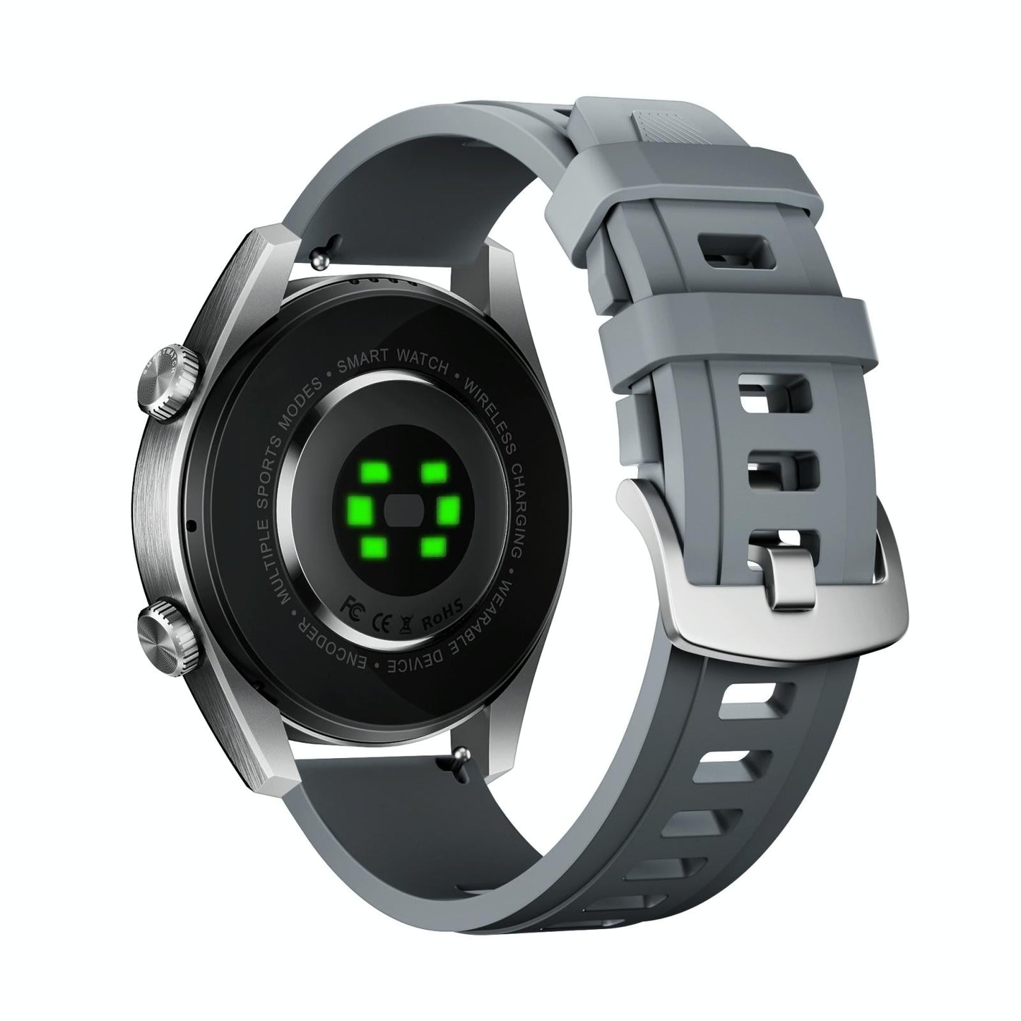 1.43 Inch Ip67 Sport Smart Watch Support Bluetooth Call / Sleep / Blood Oxygen / Heart Rate / Blood Pressure Health Monitor - Silver