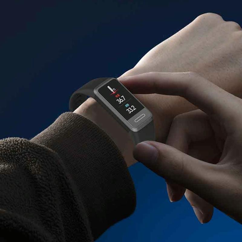 Smart Bracelet With Blood Oxygen Monitoring And Tft Hd Screen - Blue
