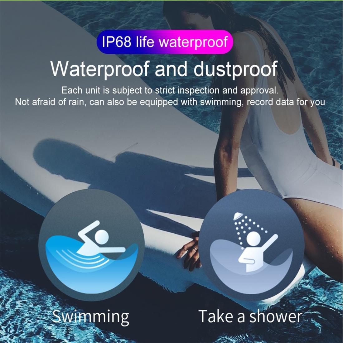 Waterproof Smart Watch With Heart Rate And Sleep Monitoring - Gray