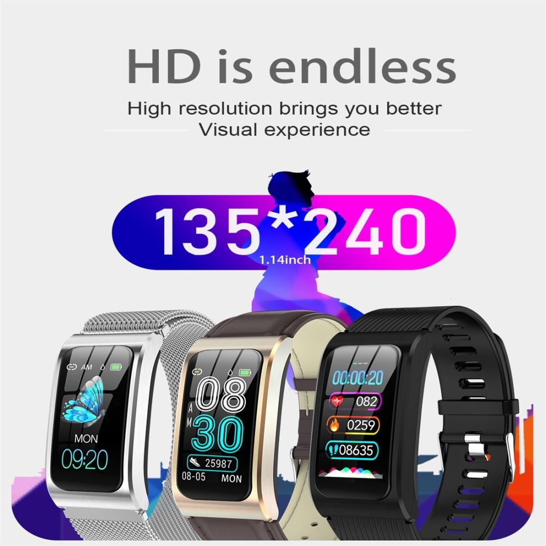 Waterproof Smart Watch With Heart Rate And Sleep Monitoring - Gray