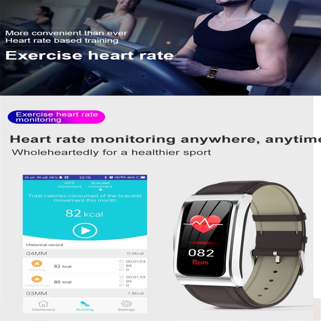 Waterproof Smart Watch With Heart Rate And Sleep Monitoring - Gray
