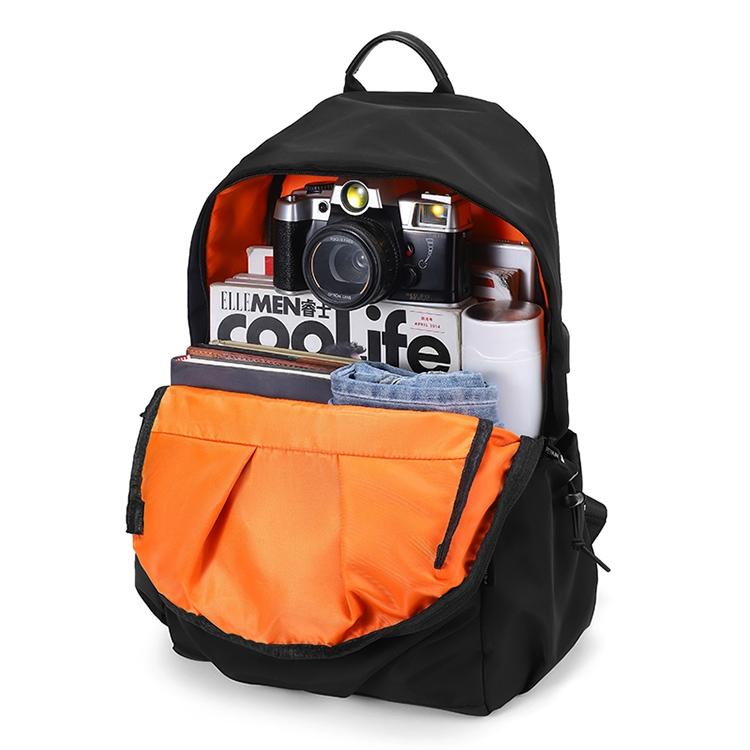 Multifunctional Oxford Laptop Backpack in Black