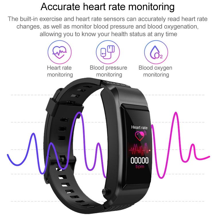 Waterproof Tft Smart Watch With Call And Health Monitoring - Black