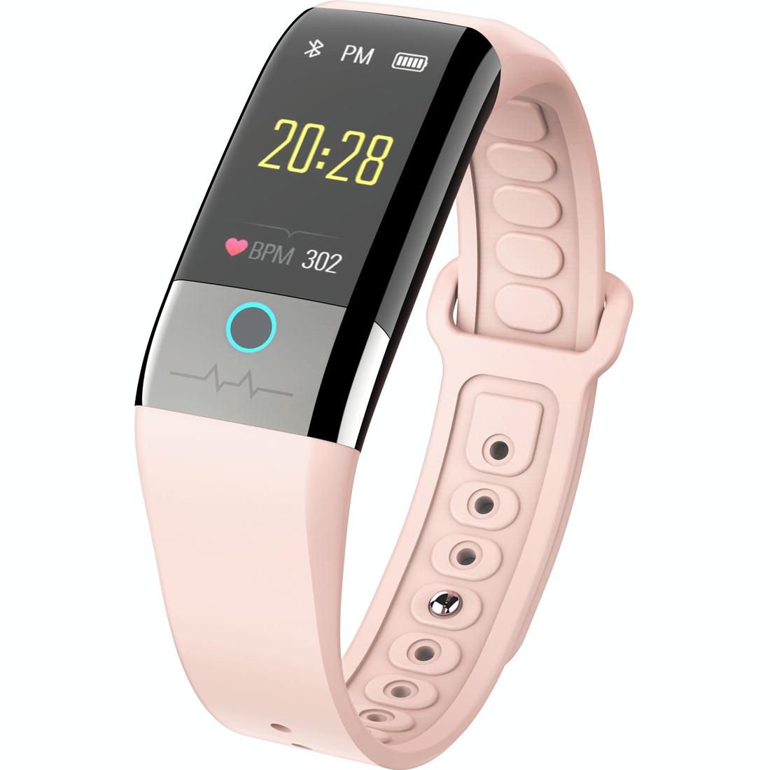 Smart Watch With Heart & Oxygen Monitoring Colour Screen Ip67 - Black