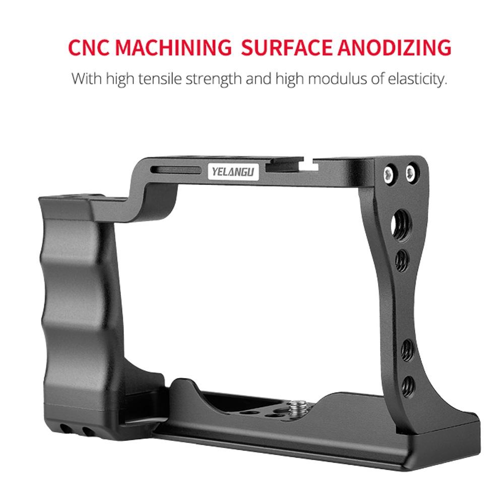 Video Camera Cage Stabilizer For Canon Eos M50 - Black