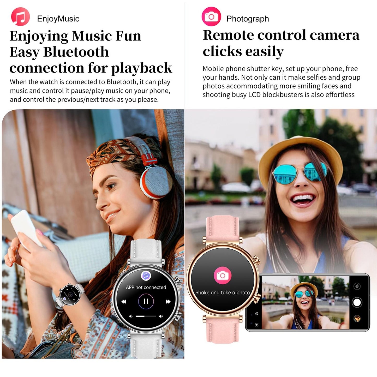 Women Smart Watch With Bt Call Health Tracking And Sos - Compact And Stylish - Silver Steel Band