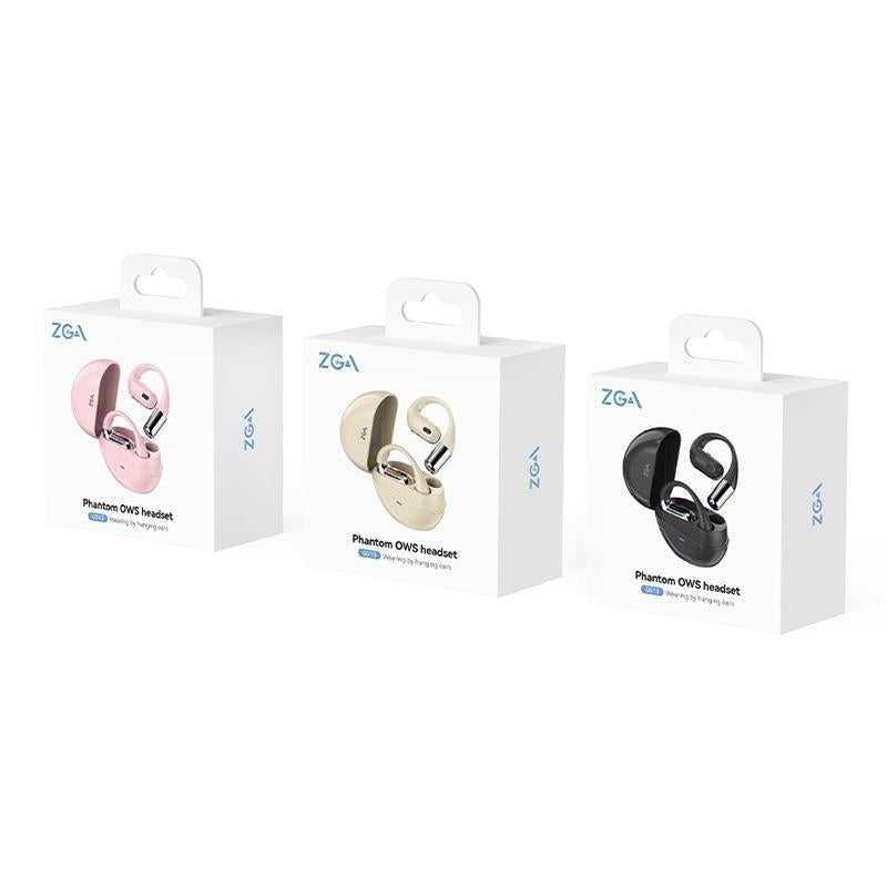 Phantom Open Wireless Bluetooth Earphones - Zga Gs13 - Pink