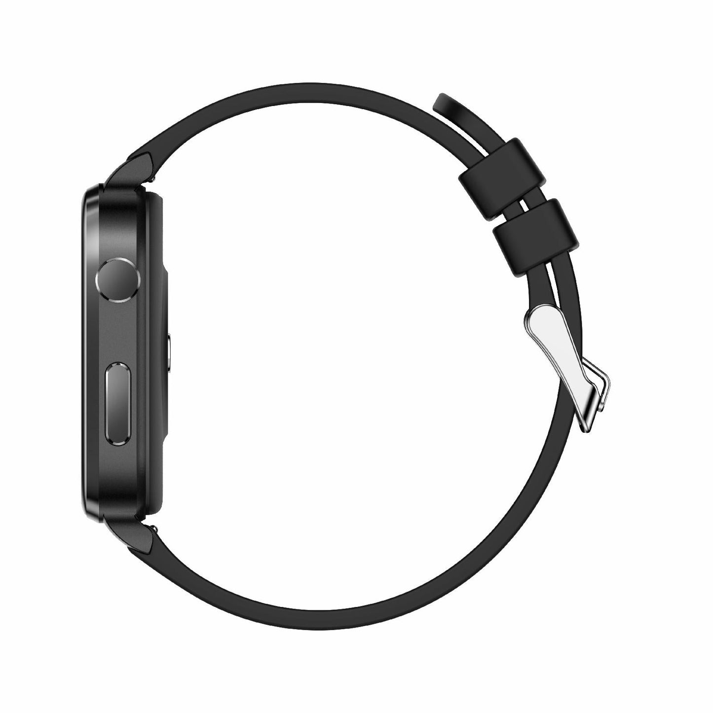 1.7 Inch Hd Square Screen Tpu Strap Smart Watch Supports Body Temperature Monitoring / Blood Oxygen Monitoring - Blue