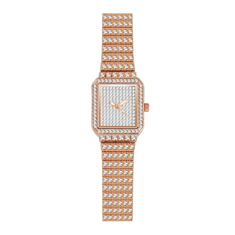 Women Diamond Chain Watch - Elegant and Timeless - Silver