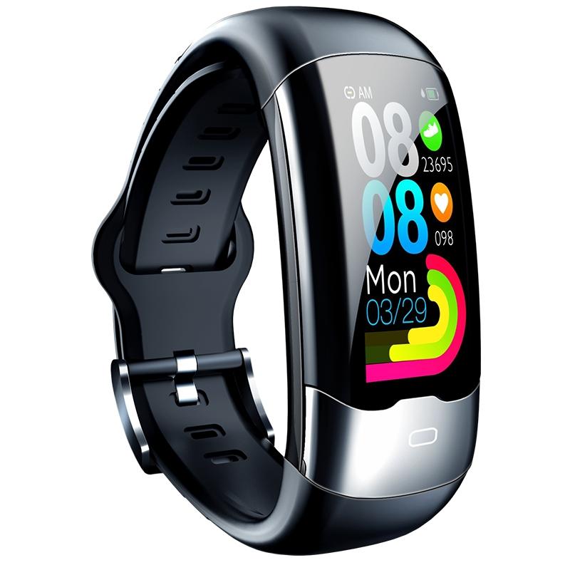 Smart Bracelet With Heart Rate And Blood Glucose Monitoring - Tft Hd - Red