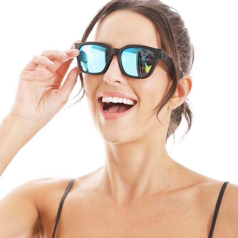 Waterproof Bluetooth Glasses Earphone - Mini Binaural Smart Call - Transparent