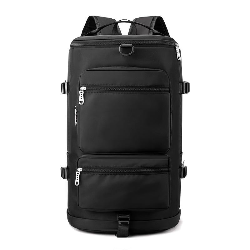 Waterproof Gym Bag - Shoe Compartment Included - Fog Blue