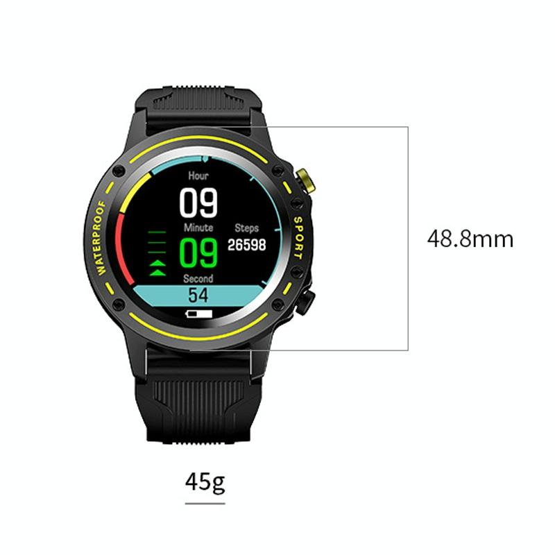Waterproof Bluetooth Bracelet With Hr And Temperature Tracking - Silver Gray