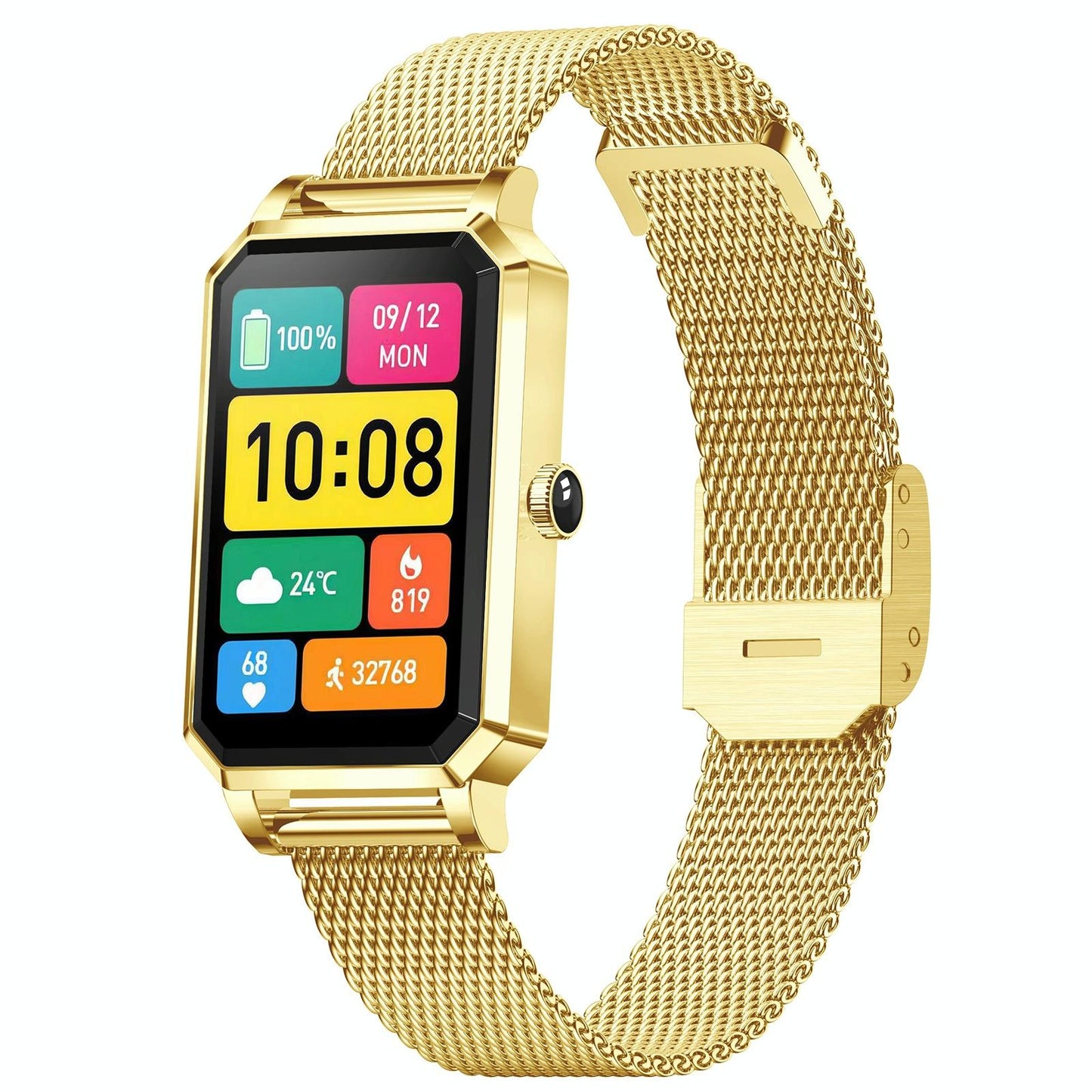 1.13 Inch Women's Smart Watch With Colour Screen & Health Tracking - Silver