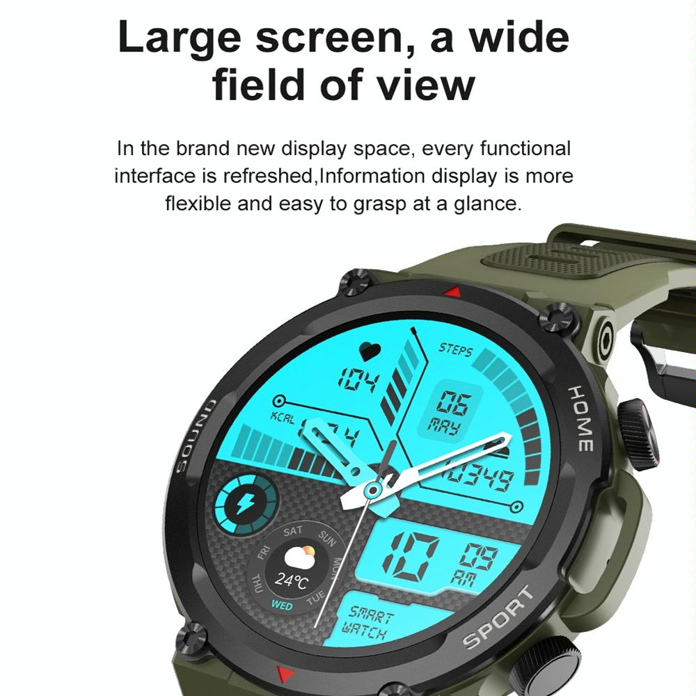 Waterproof Smart Watch With Heart Rate & Sleep Monitoring - Gold