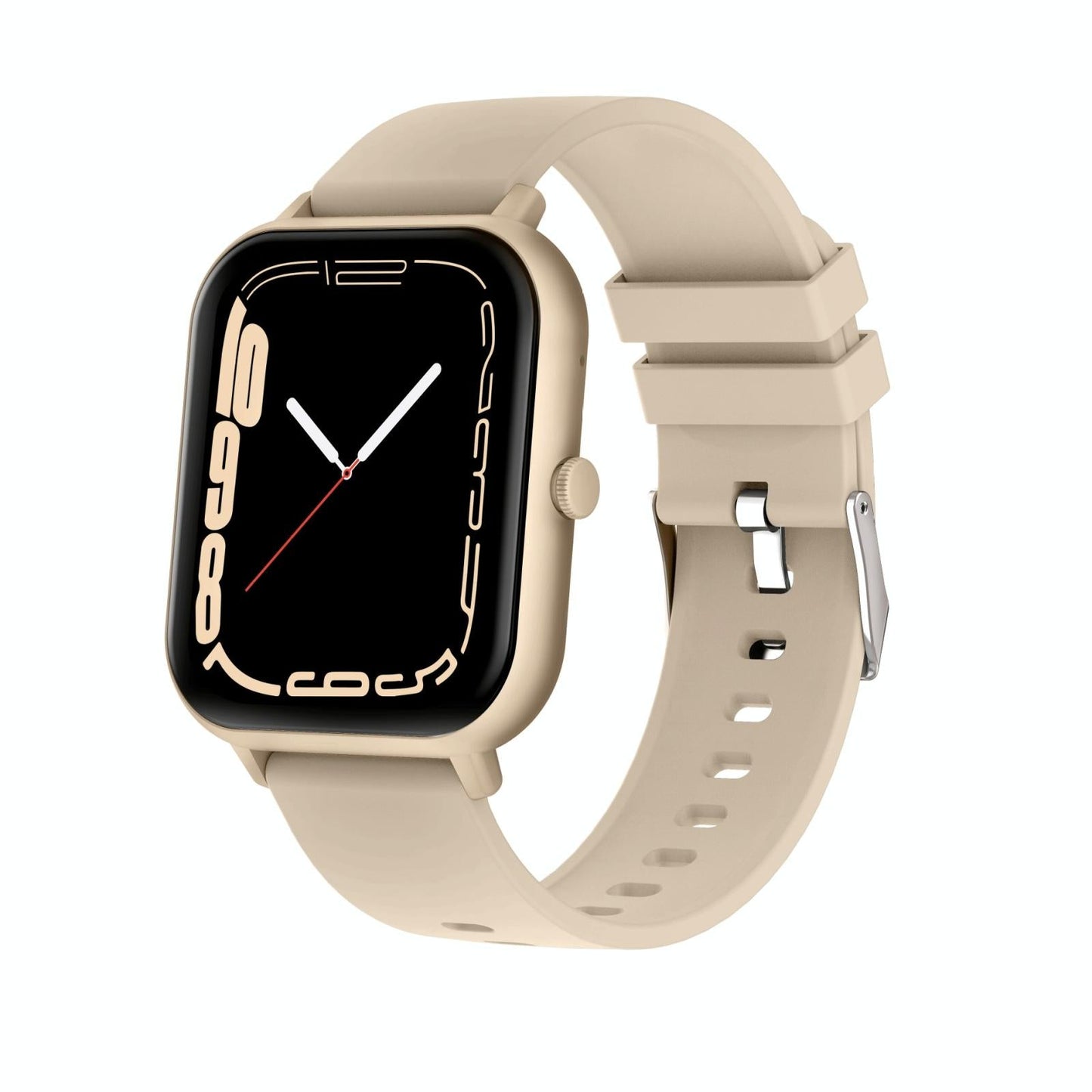 1.83 Inch Touch Screen Ai Voice Heart Rate / Blood Oxygen / Blood Pressure / Sleep Monitoring Bluetooth Smartwatch - Khaki